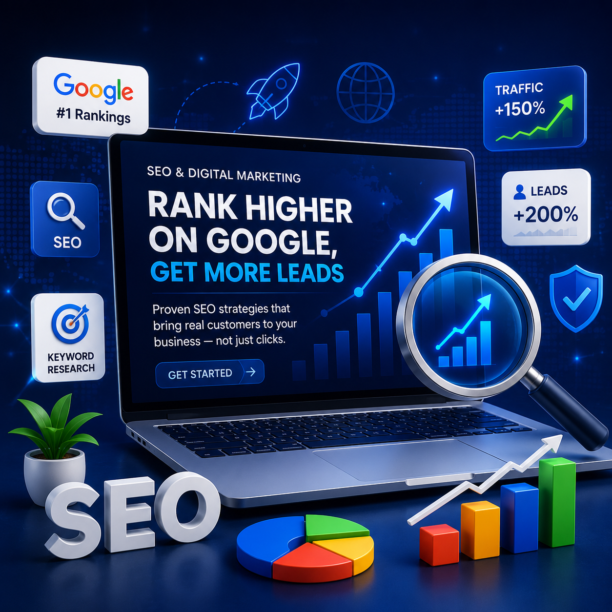SEO and analytics growth reporting